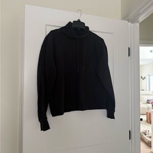 Black Cowl neck fleece